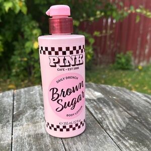 PINK Victoria's Secret Brown Sugar Body Lotion - Pink and Black